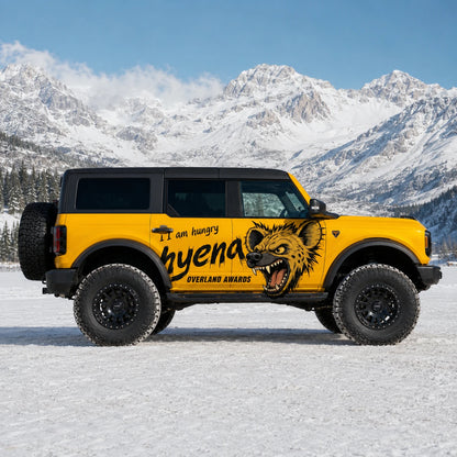Hyena Off-Road SUV Decal | Aggressive Animal Side Graphic Kit