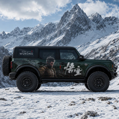 Wukong Monkey King SUV Decal | Mythical Warrior Side Vinyl Wrap