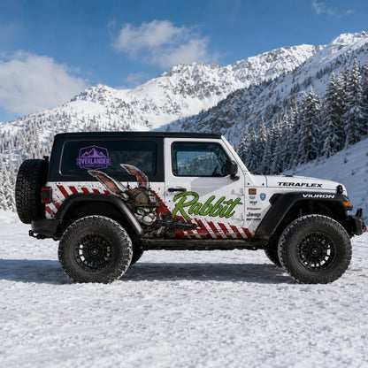 Tactical Rabbit SUV Decal | Off-Road Bunny Head Side Graphic