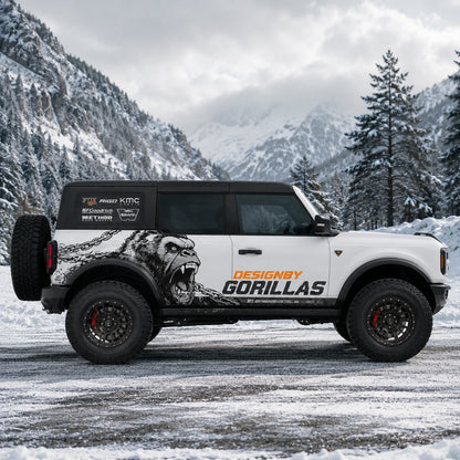Black Gorilla Off-Road SUV Decal | Aggressive Side Graphic Kit
