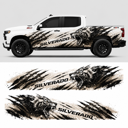 Beast Fury Truck Decal | Aggressive Off-Road Graphics Wrap