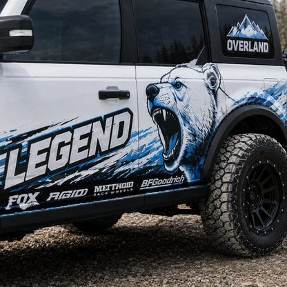 Polar Bear Off-Road SUV Decal | Legend Style Side Graphic Kit