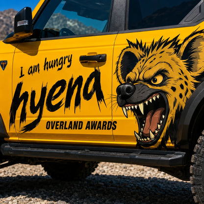 Hyena Off-Road SUV Decal | Aggressive Animal Side Graphic Kit