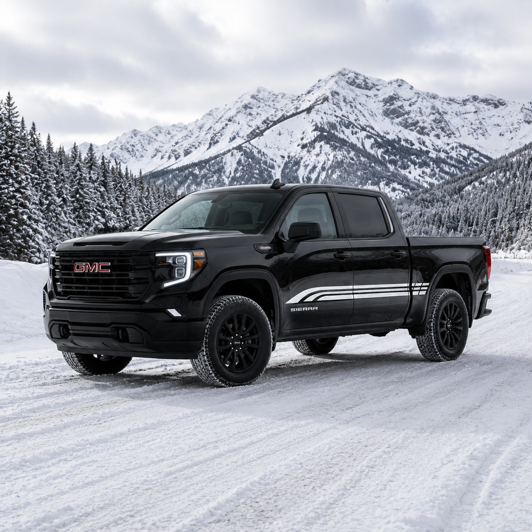 Sierra Triple Stripe Truck Decal for GMC Sierra 1500 | Sport Side Vinyl Wrap