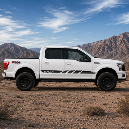 Baja Stripe Truck Decal for Ford F-150 | Off-Road Side Vinyl Wrap