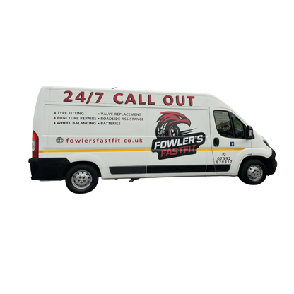 24/7 Mobile Service Van Decal Kit | Business Logo & Contact Vinyl Wrap