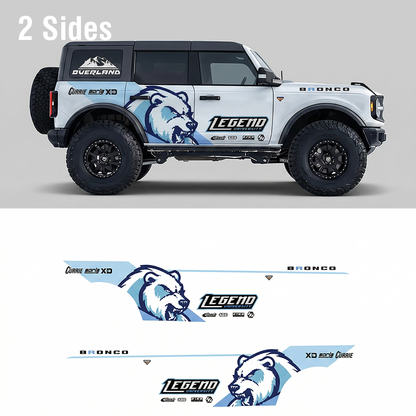 Polar Bear Off-Road SUV Decal | Legend Style Side Graphic Kit
