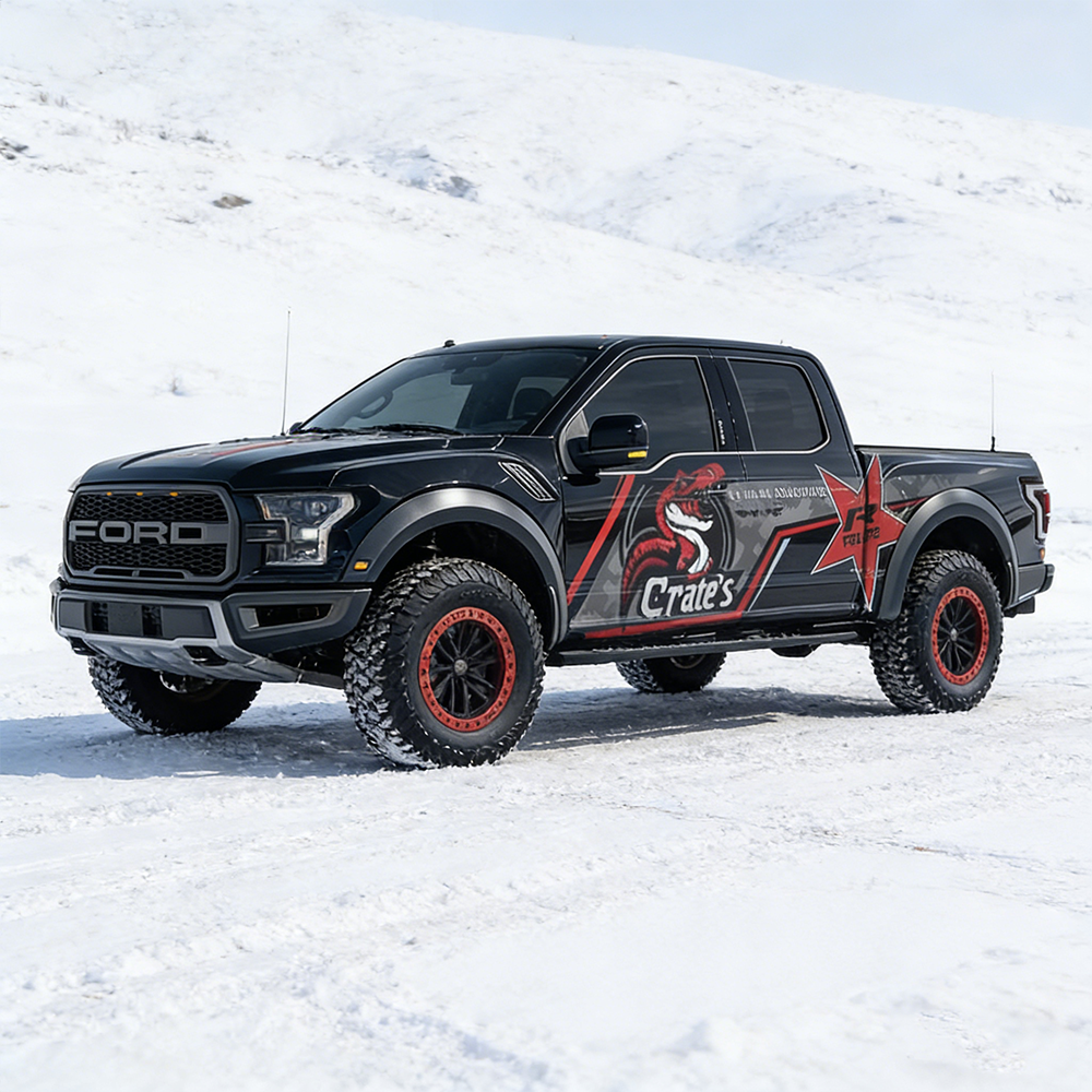 Racing Snake Star Truck Decal Kit | Extreme Off-Road Vinyl Wrap
