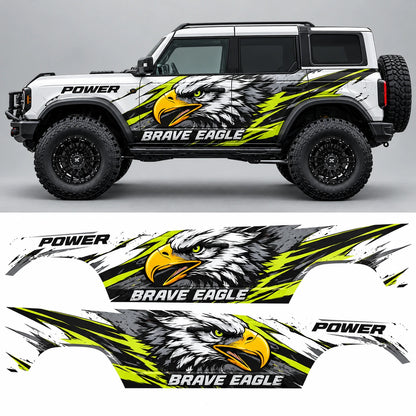 Eagle Graphic SUV Decal | Sport Racing Side Wrap Kit