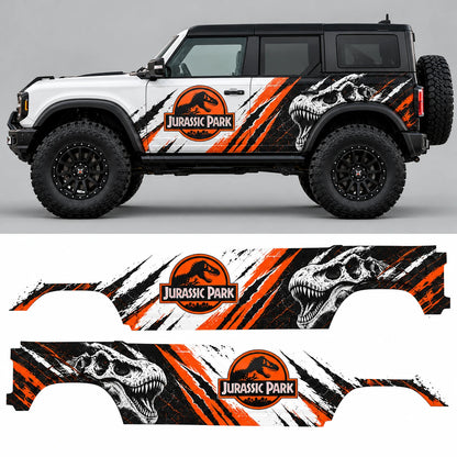 Claw Stripe Car Decal for Ford Bronco | Retro Scratch Vinyl Wrap