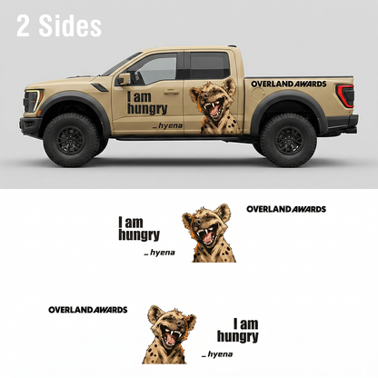 Hyena Graphic Pickup Truck Decal | Safari Off-Road Animal Vinyl Wrap Kit
