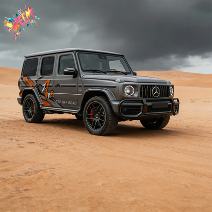 Z-Line Racing SUV Decal | Angular Stripe Off-Road Side Vinyl Wrap for Jeep & Bronco