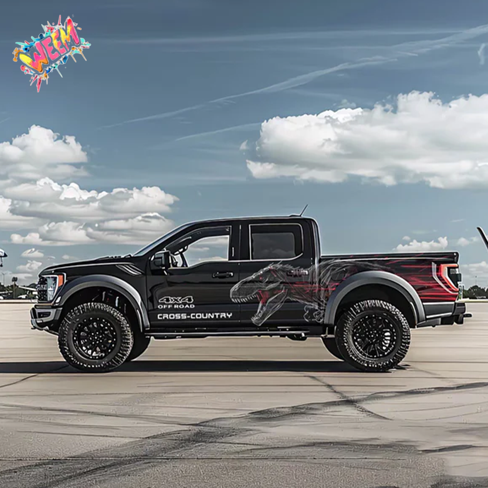 Predator Raptor Truck Decal | 4x4 Cross Country Off-Road Vinyl Wrap