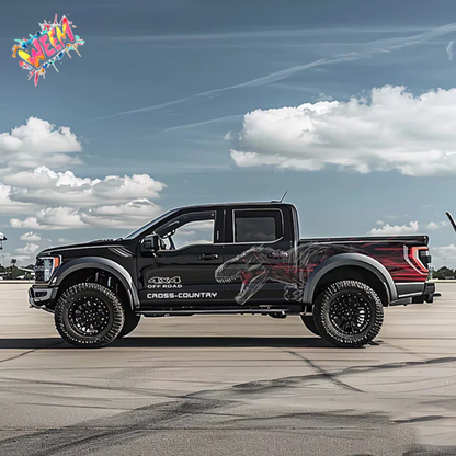 Predator Raptor Truck Decal | 4x4 Cross Country Off-Road Vinyl Wrap