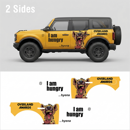 Hyena Off-Road SUV Decal | Aggressive Animal Side Graphic Kit