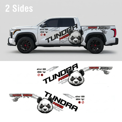 Panda Tundra Car Decal for Toyota Tundra | Animal Style Vinyl Wrap