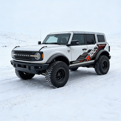 R1000 Performance Stripe SUV Decal for Bronco | Racing Style Side Graphic Wrap