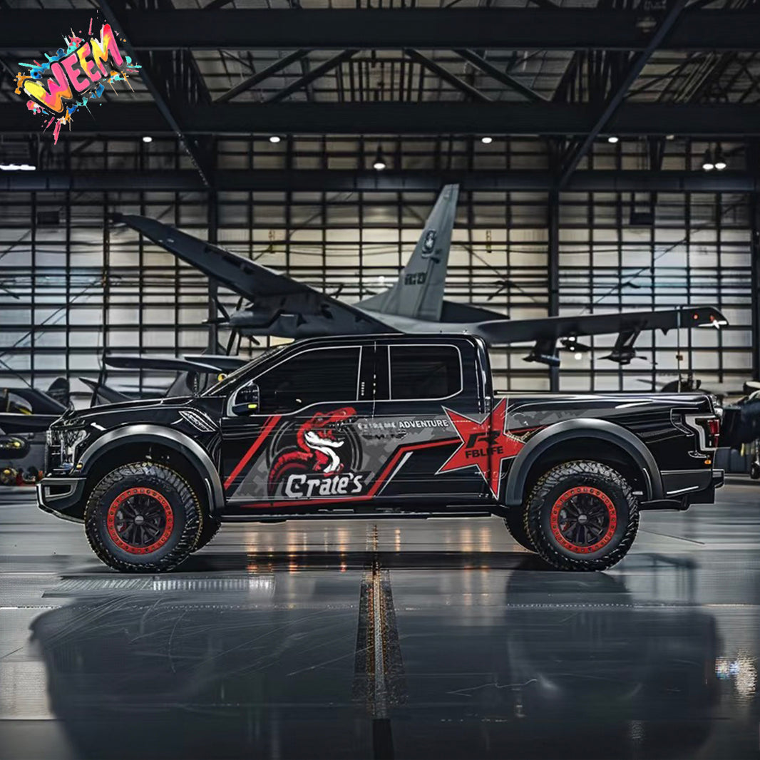 Racing Snake Star Truck Decal Kit | Extreme Off-Road Vinyl Wrap