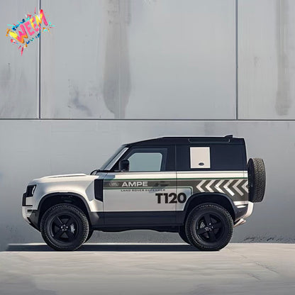 Retro Stripe SUV Decal | Minimalist Off-Road Side Graphic Kit