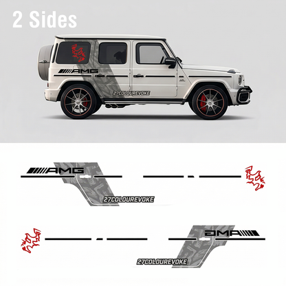 Sport Stripe SUV Decal | Modern Side Line Graphic Kit