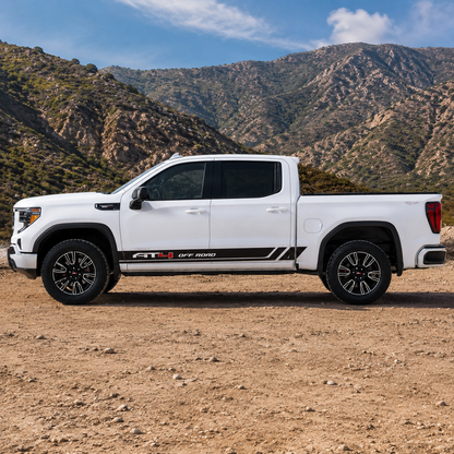 AT4 Stripe Truck Decal for GMC Sierra 1500 | Off-Road Side Vinyl Wrap