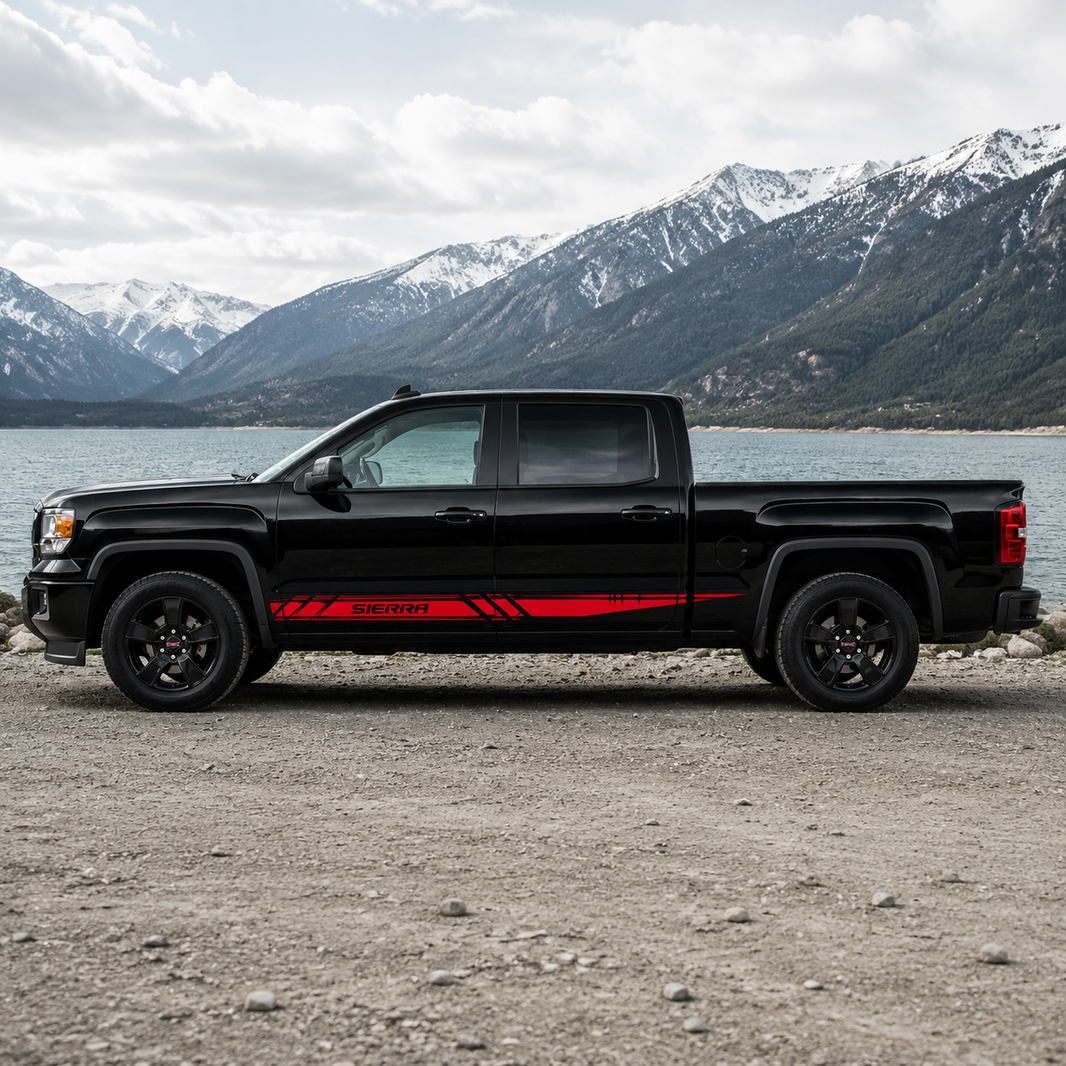 Sierra Sport Stripe Truck Decal for GMC Sierra 1500 | Performance Side Vinyl Wrap