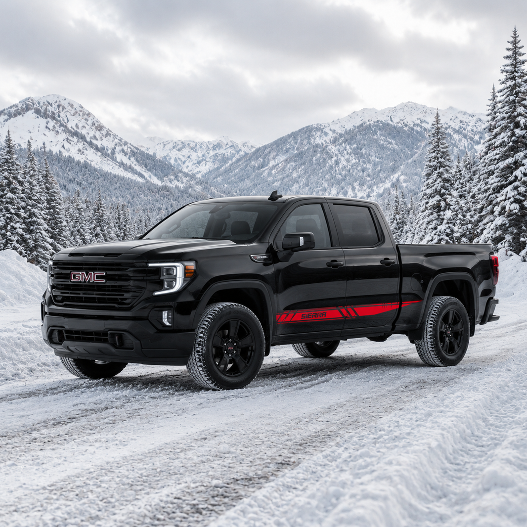 Sierra Sport Stripe Truck Decal for GMC Sierra 1500 | Performance Side Vinyl Wrap