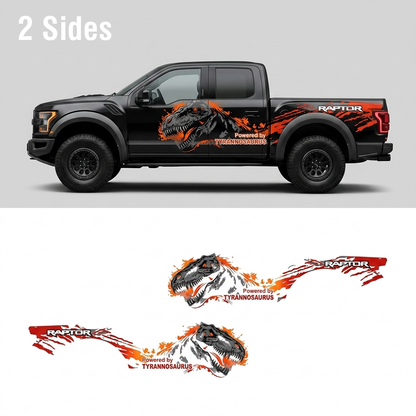Tyrannosaurus Rex Truck Decal Kit | Raptor Style Off-Road Vinyl Wrap