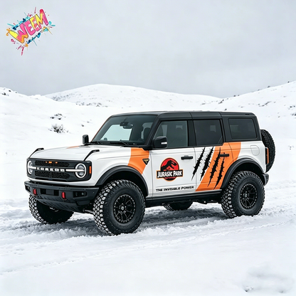 Claw Stripe Car Decal for Ford Bronco | Retro Scratch Vinyl Wrap