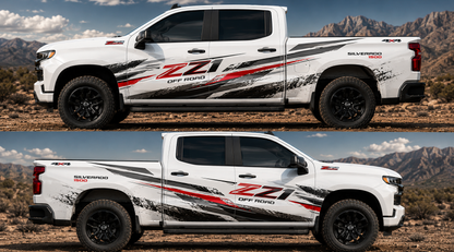 Rugged Off-Road Truck Decal | Performance Side Graphics Vinyl Wrap