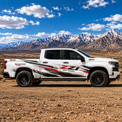 Rugged Off-Road Truck Decal | Performance Side Graphics Vinyl Wrap