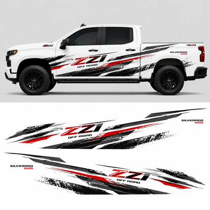 Rugged Off-Road Truck Decal | Performance Side Graphics Vinyl Wrap