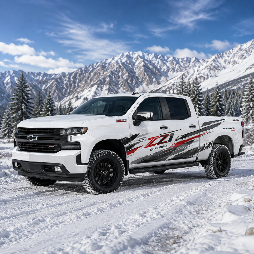 Rugged Off-Road Truck Decal | Performance Side Graphics Vinyl Wrap