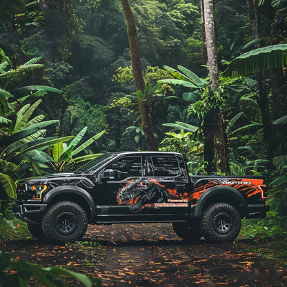 Tyrannosaurus Rex Truck Decal Kit – Raptor Style Off-Road Vinyl Wrap Design