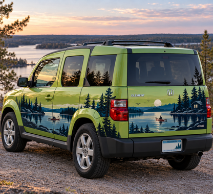 2008 kiwi green honda element