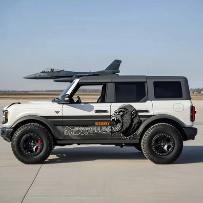 Black Gorilla Off-Road SUV Decal – Aggressive Side Graphic Kit Design