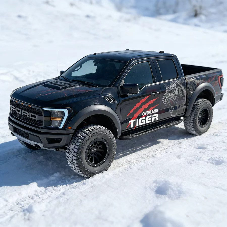 Tiger Beast Car Decal for Ford Raptor – Animal Graphic Vinyl Wrap Design