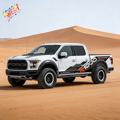 Snow Raptor Stripe Truck Decal for Ford Raptor | Winter Performance Vinyl Wrap