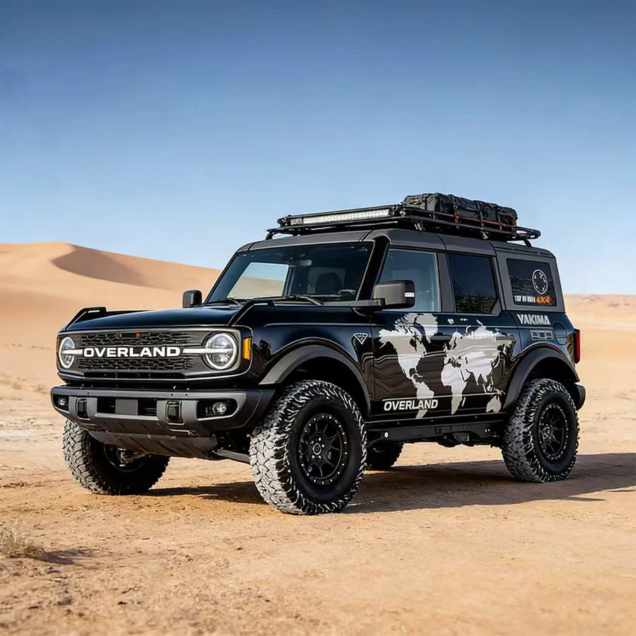 World Map SUV Decal – Overland Travel Side Graphic Vinyl Wrap Kit