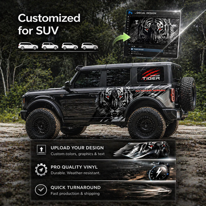 Custom SUV Decals Starting from $42 – Personalized Vinyl Decals for SUVs