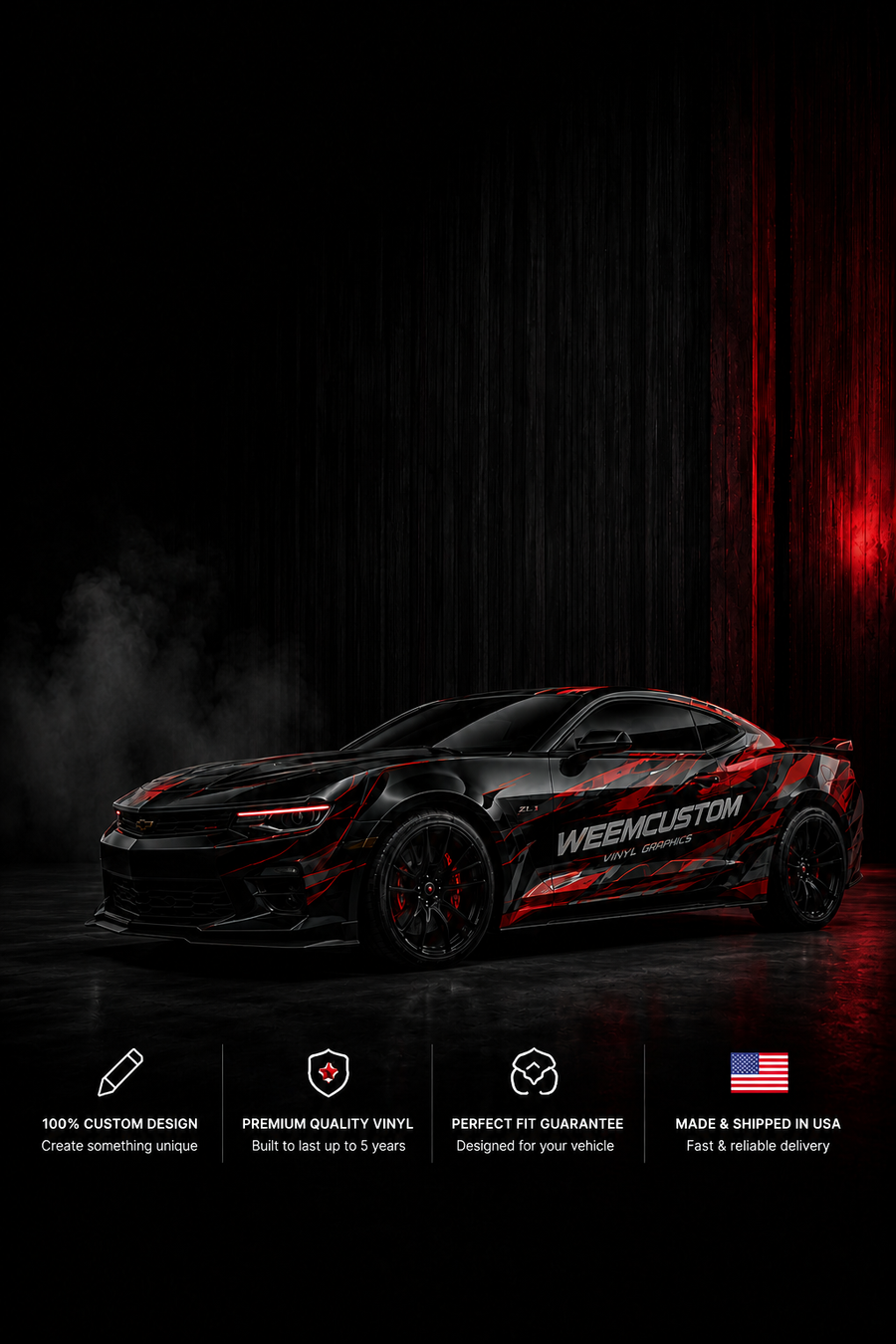 Custom Car Decals – Premium Vinyl Decals for Cars, Racing Stripes & Bold Graphics | WEEM Custom