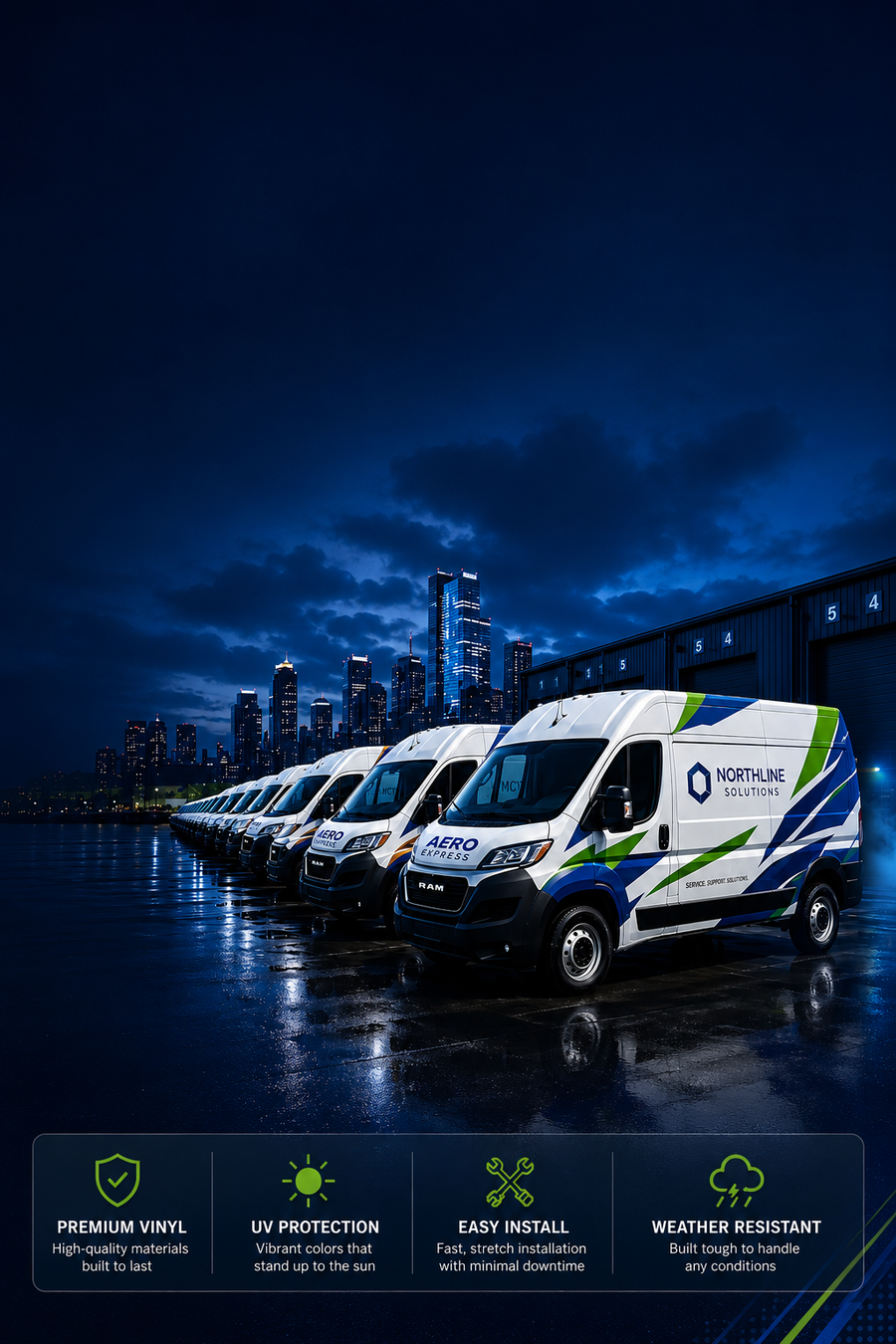Custom Fleet Wraps – Professional Vehicle Graphics for Vans, Trucks & Business Fleets | WEEM Custom