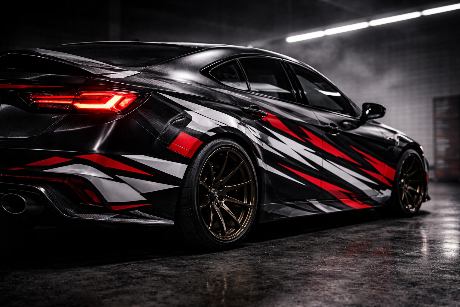 WEEMCUSTOM bold graphic car decal wrap design – custom automotive vinyl graphics built to turn heads