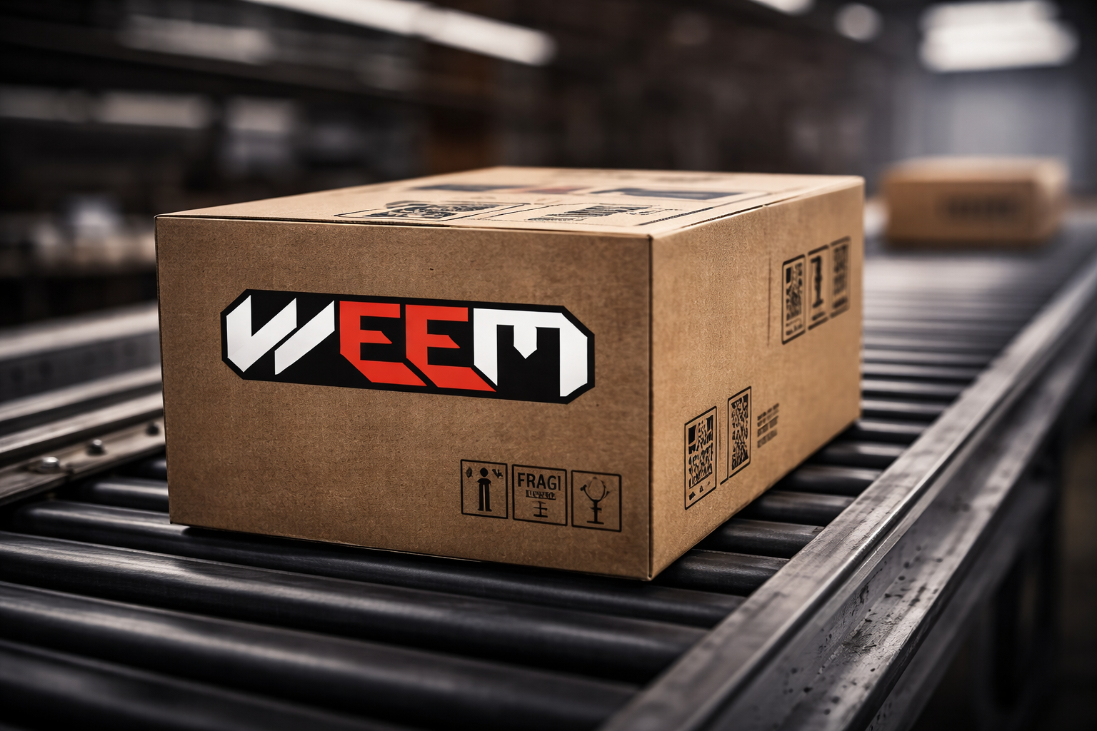 WEEMCUSTOM fast shipping – branded packaging box for custom vehicle decal orders
